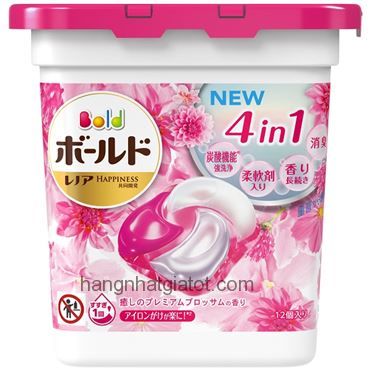Viên giặt đậm đặc Gel Ball 4D Premium Blossom Body (12 viên) 